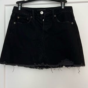 AE black mini skirt